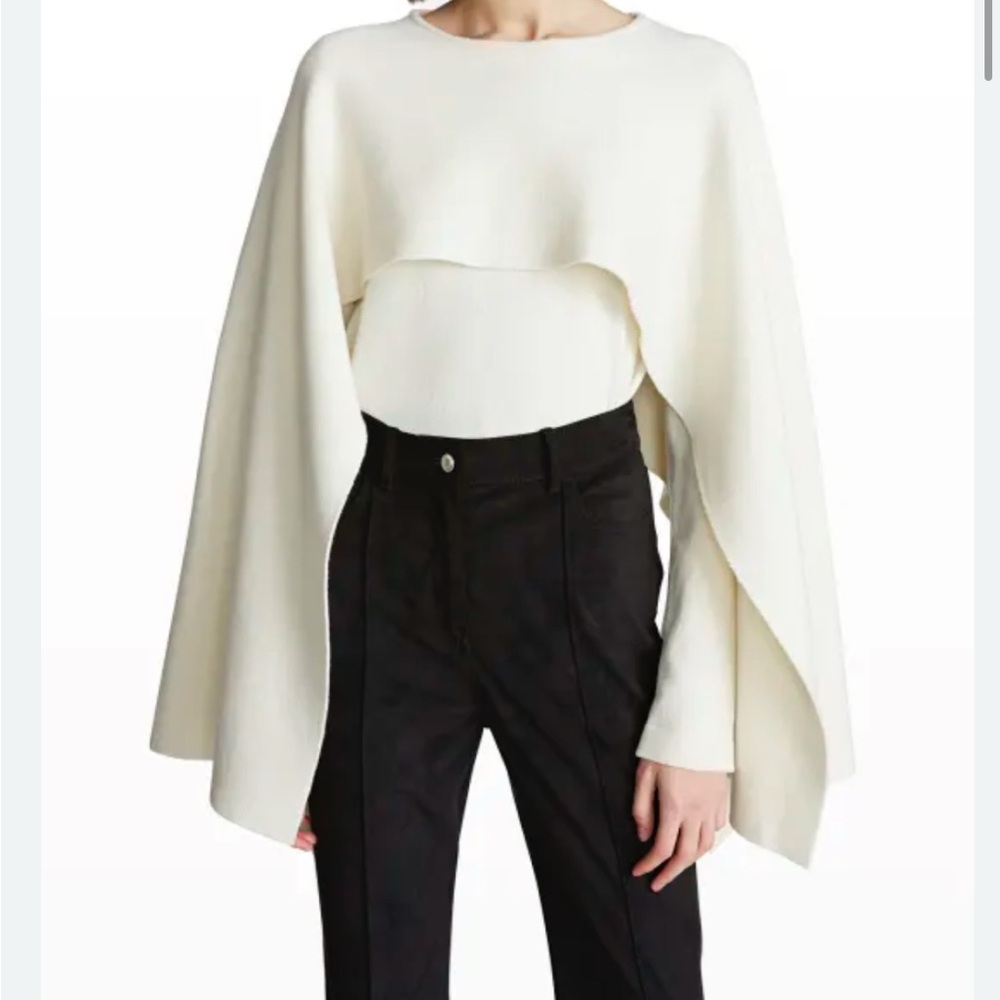 New Halston AMIR SWEATER IN WOOL AND CASHMERE size XS ( fits S)